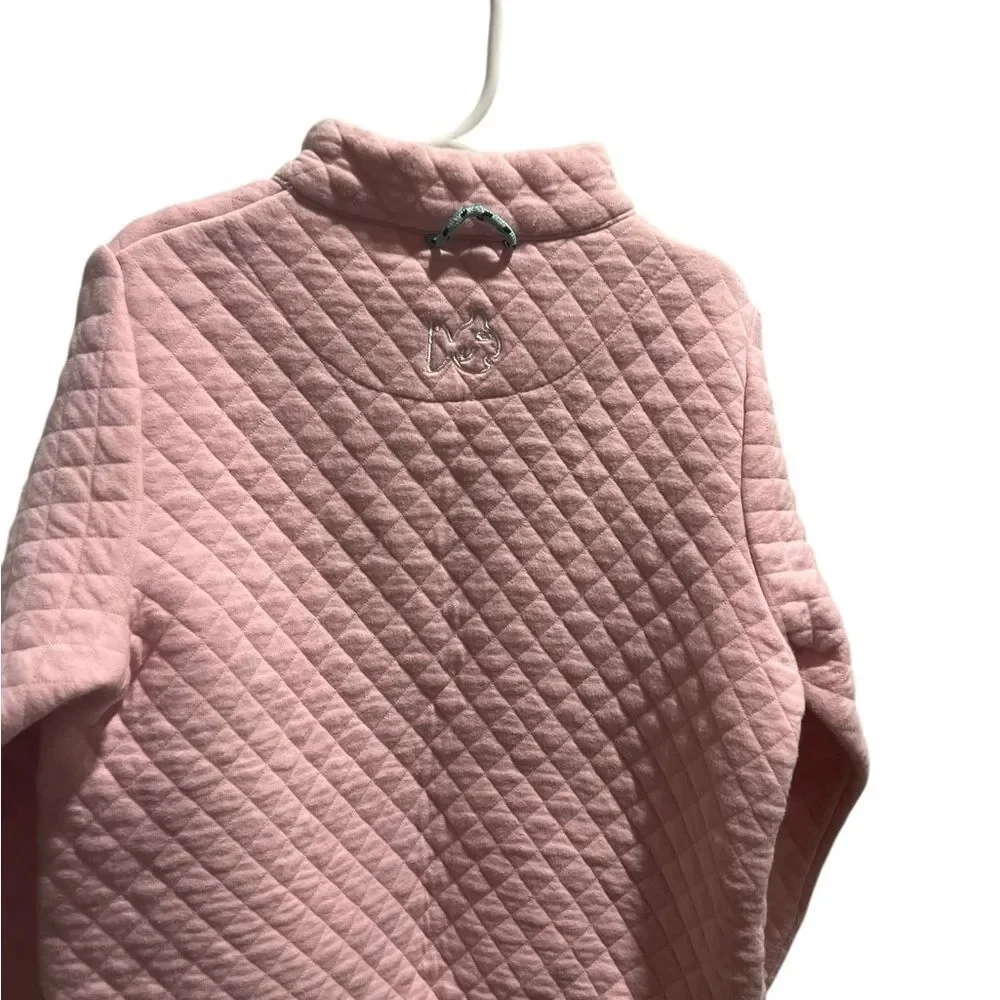 Prodoh Girls Quilted Half Zip Pullover Pink Size 10